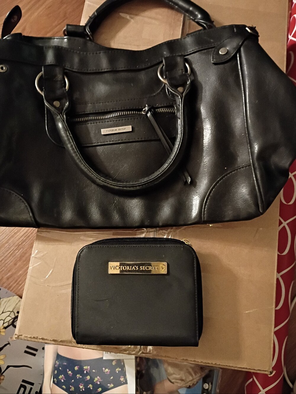 Vintage Victoria's Secret Bag And Wallet